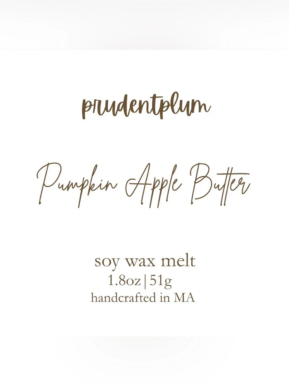 Pumpkin Apple Butter Soy Wax Melt Snap Bar 1.8oz | Melts For Wax Warmer